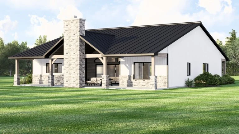 CHD-25263 Contemporary House Plan – Photo 2