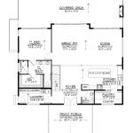 CHD-25268 Beach House Plan – Main Floor Plan