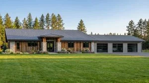 CHD-25281 Contemporary House Plan – Front Elevation