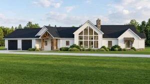 CHD-25287 Craftsmen House Plan – Front Elevation