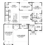CHD-25290 Country House Plan – First Floor Plan