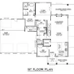 CHD-25292 Barndominium House Plan – First Floor Plan