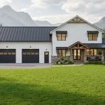CHD-25292 Barndominium House Plan – Front Elevation