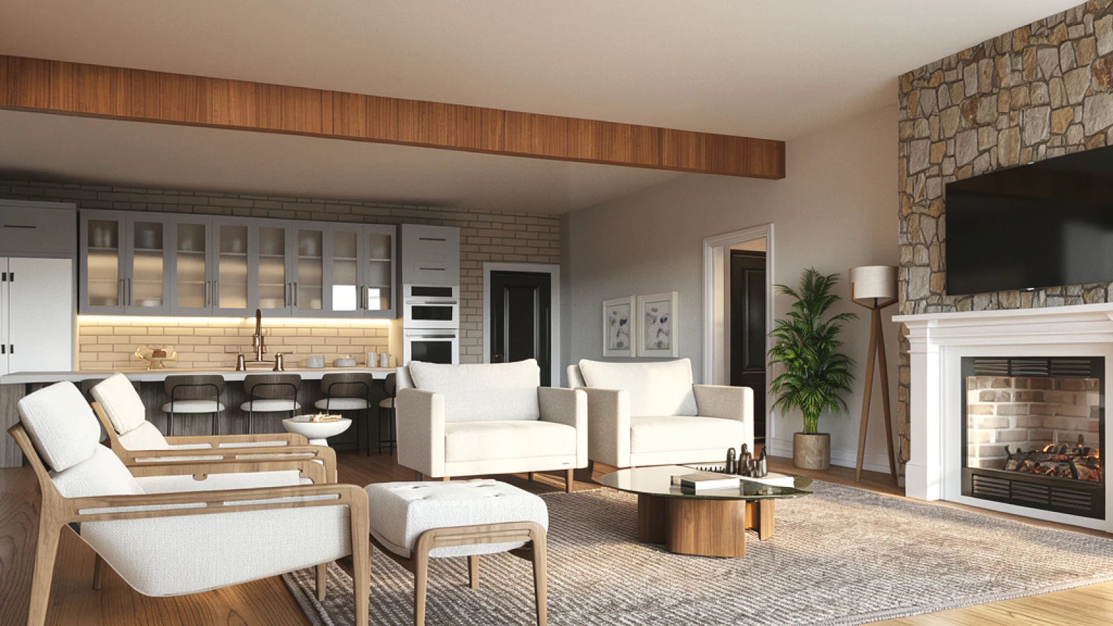 CHD-25294 Beach House Plan – Basement Floor Plan