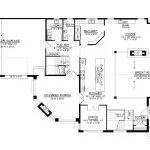 CHD-25294 Beach House Plan – First Floor Plan