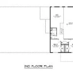 CHD-25314 Barndominium House Plan – Second Floor Plan
