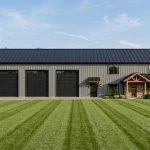 CHD-25314 Barndominium House Plan – Front Elevation