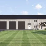 CHD-25314 Barndominium House Plan – Photo 1