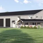 CHD-25314 Barndominium House Plan – Photo 2