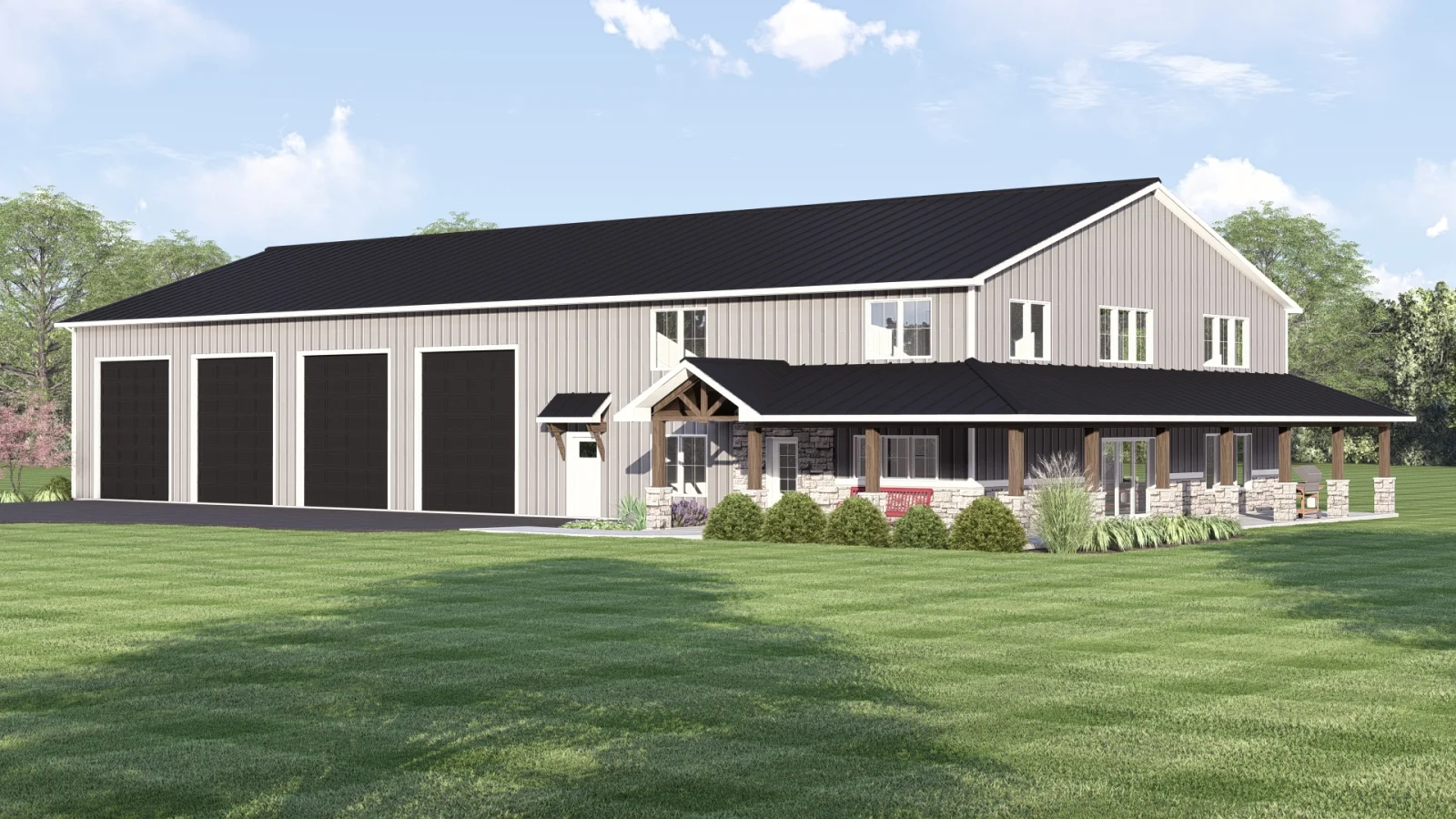 CHD-25314 Barndominium House Plan – Photo 2