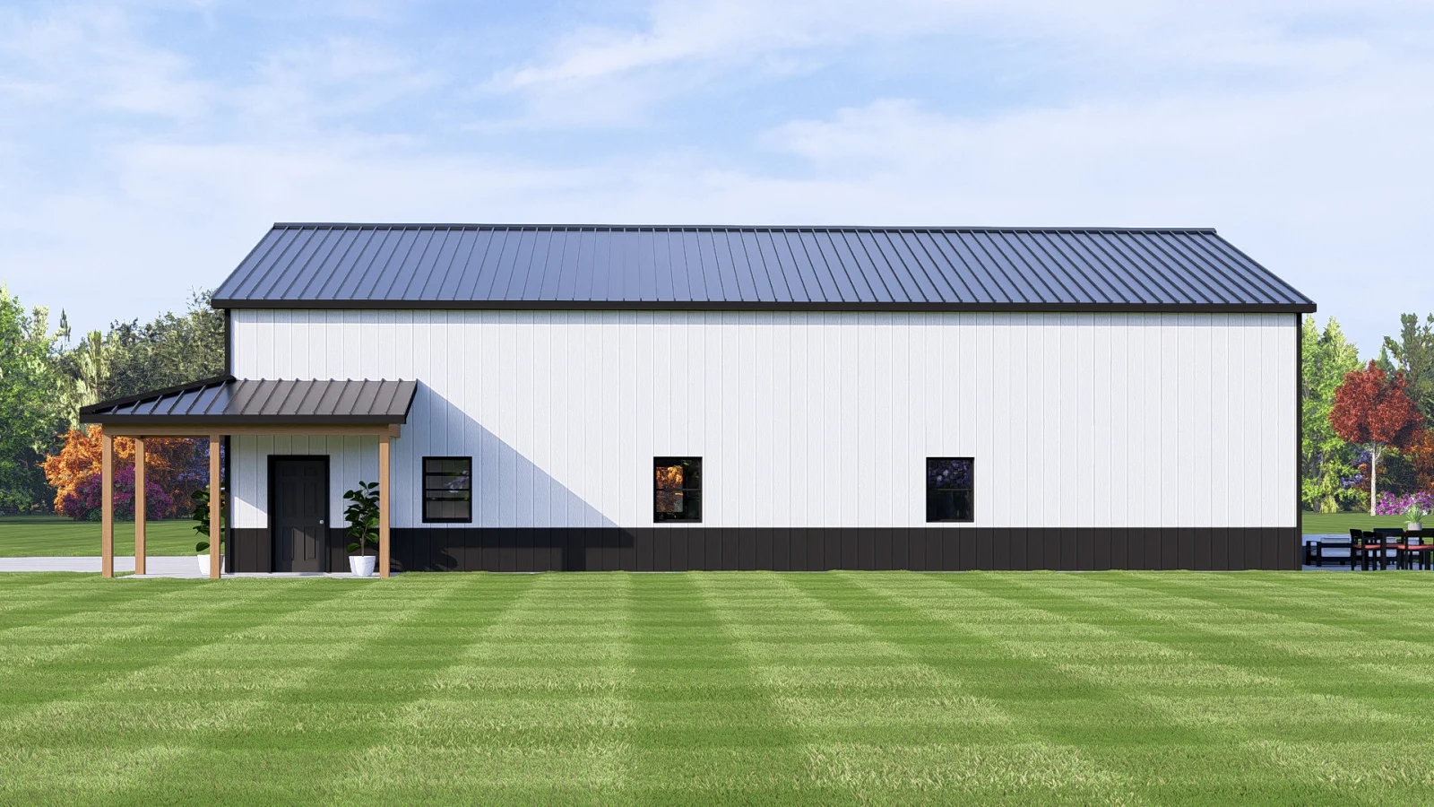 CHD-25320 Barndominium House Plan – Photo 1