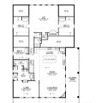 CHD-25321 Barndominium House Plan – Second Floor Plan
