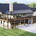 CHD-25321 Barndominium House Plan – Photo 1