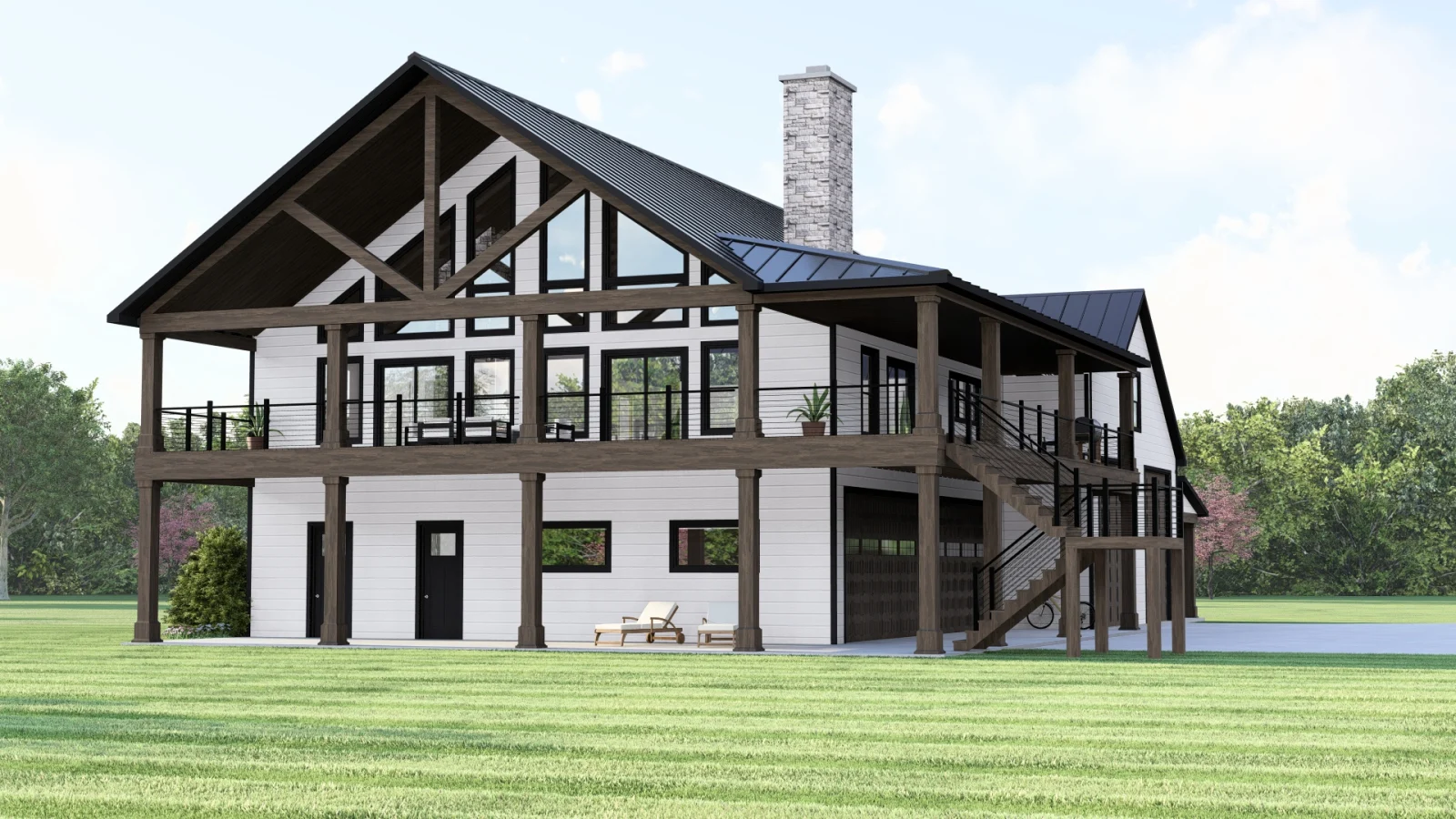 CHD-25321 Barndominium House Plan – Photo 2