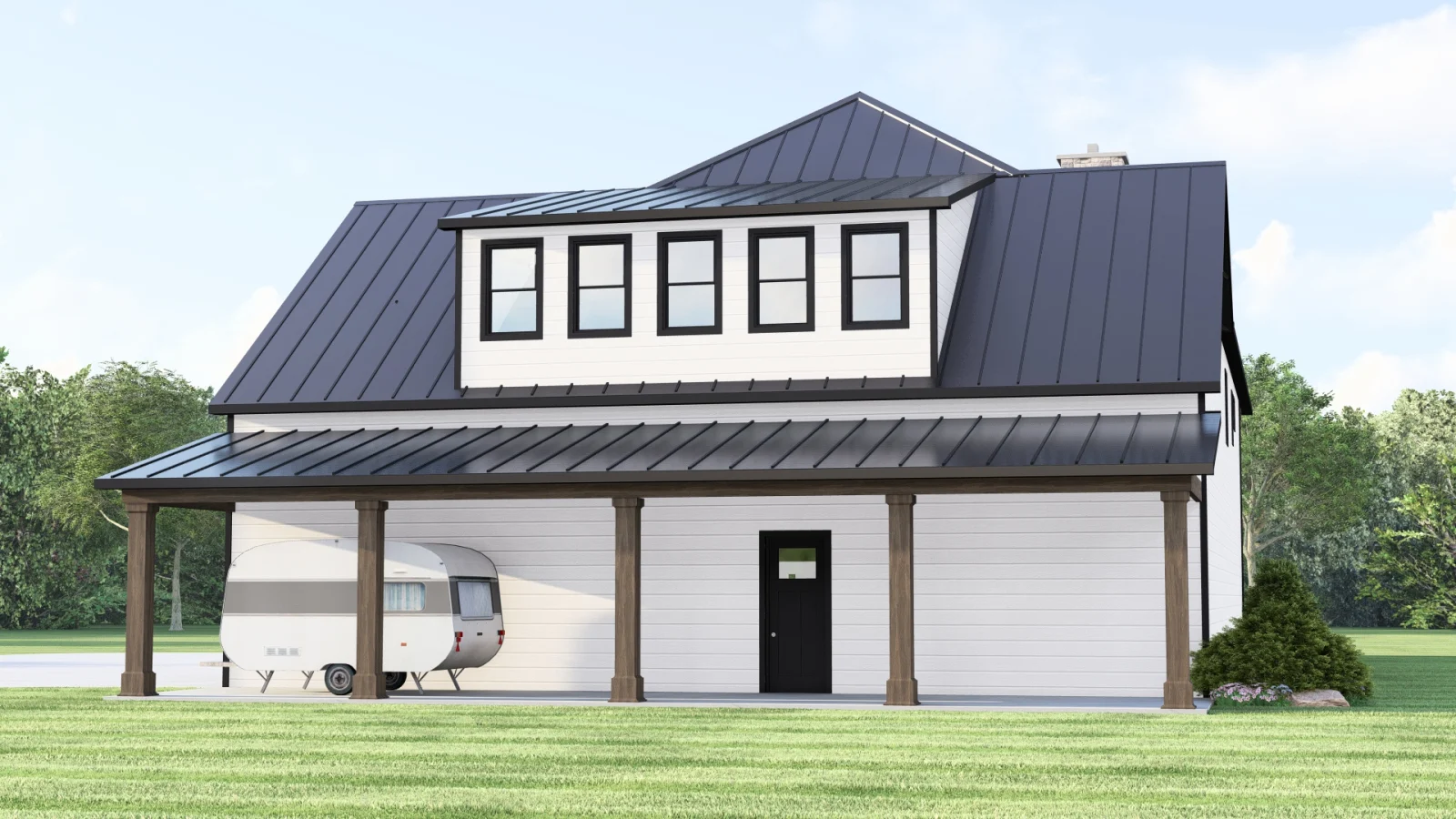 CHD-25321 Barndominium House Plan – Photo 4