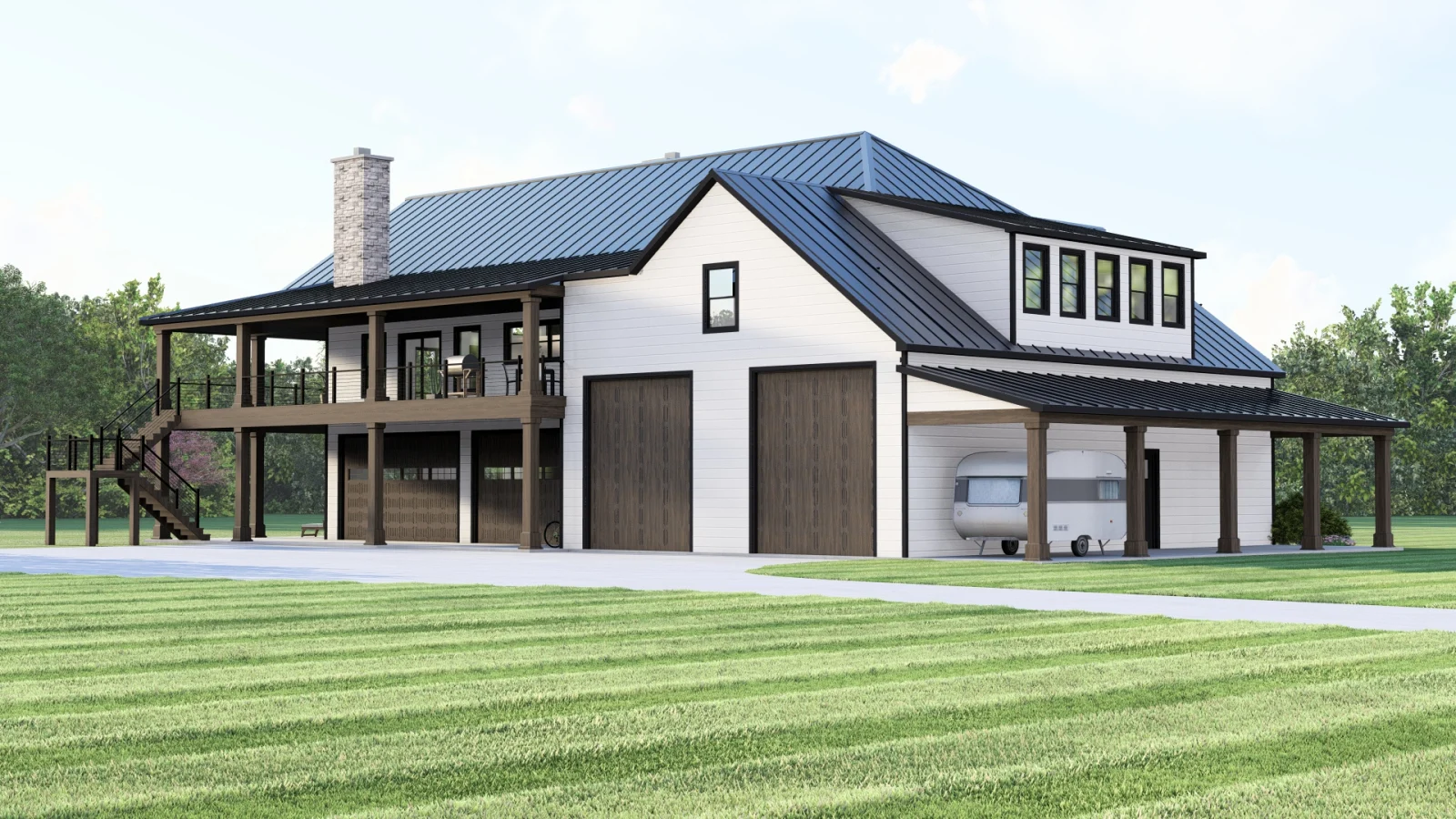 CHD-25321 Barndominium House Plan – Photo 5