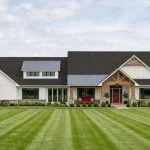 CHD-25329 Contemporary House Plan – Front Elevation