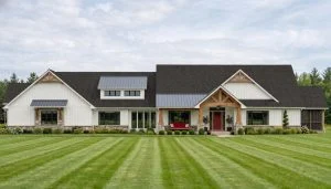 CHD-25329 Contemporary House Plan – Front Elevation