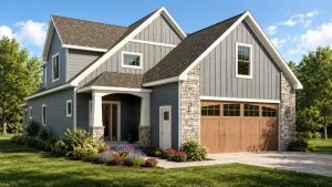 CHD-25333 Beach House Plan – Front Elevation
