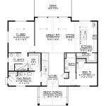 CHD-25339 Beach House Plan – Main Floor Plan