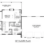 CHD-25342 Beach House Plan – Main Floor Plan