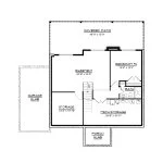CHD-2535 Beach House Plan – Basement Floor Plan