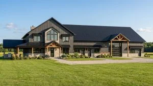 CHD-2539 Barndominium House Plan – Front Elevation