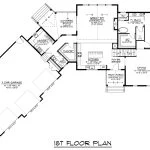 CHD-25398 Colonial House Plan – First Floor Plan