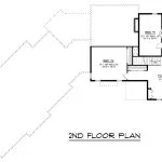 CHD-25398 Colonial House Plan – Second Floor Plan