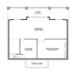 CHD-2540 Beach House Plan – Basement Floor Plan