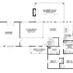 CHD-25415 Beach House Plan – First Floor Plan