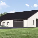 CHD-25421 Barndominium House Plan – Photo 1