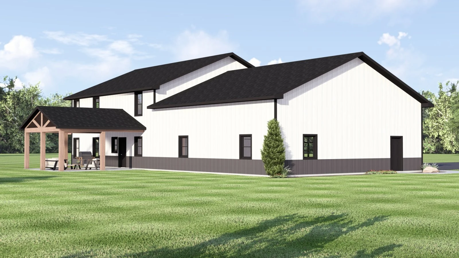 CHD-25424 Barndominium House Plan – Photo 2