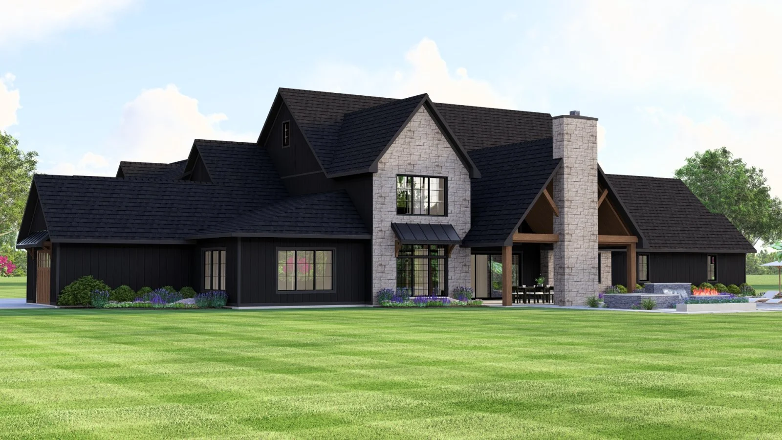 CHD-2543 Contemporary House Plan – Photo 2