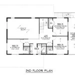 CHD-25431 Barndominium House Plan – Second Floor Plan