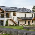 CHD-25431 Barndominium House Plan – Front Elevation