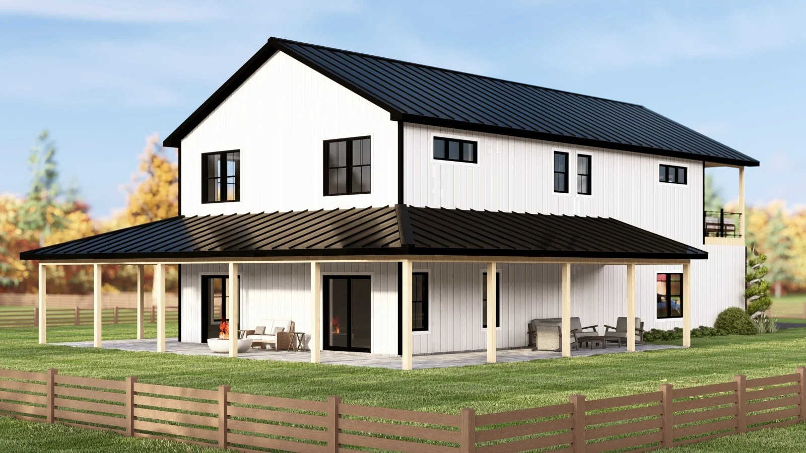 CHD-25431 Barndominium House Plan – Photo 2