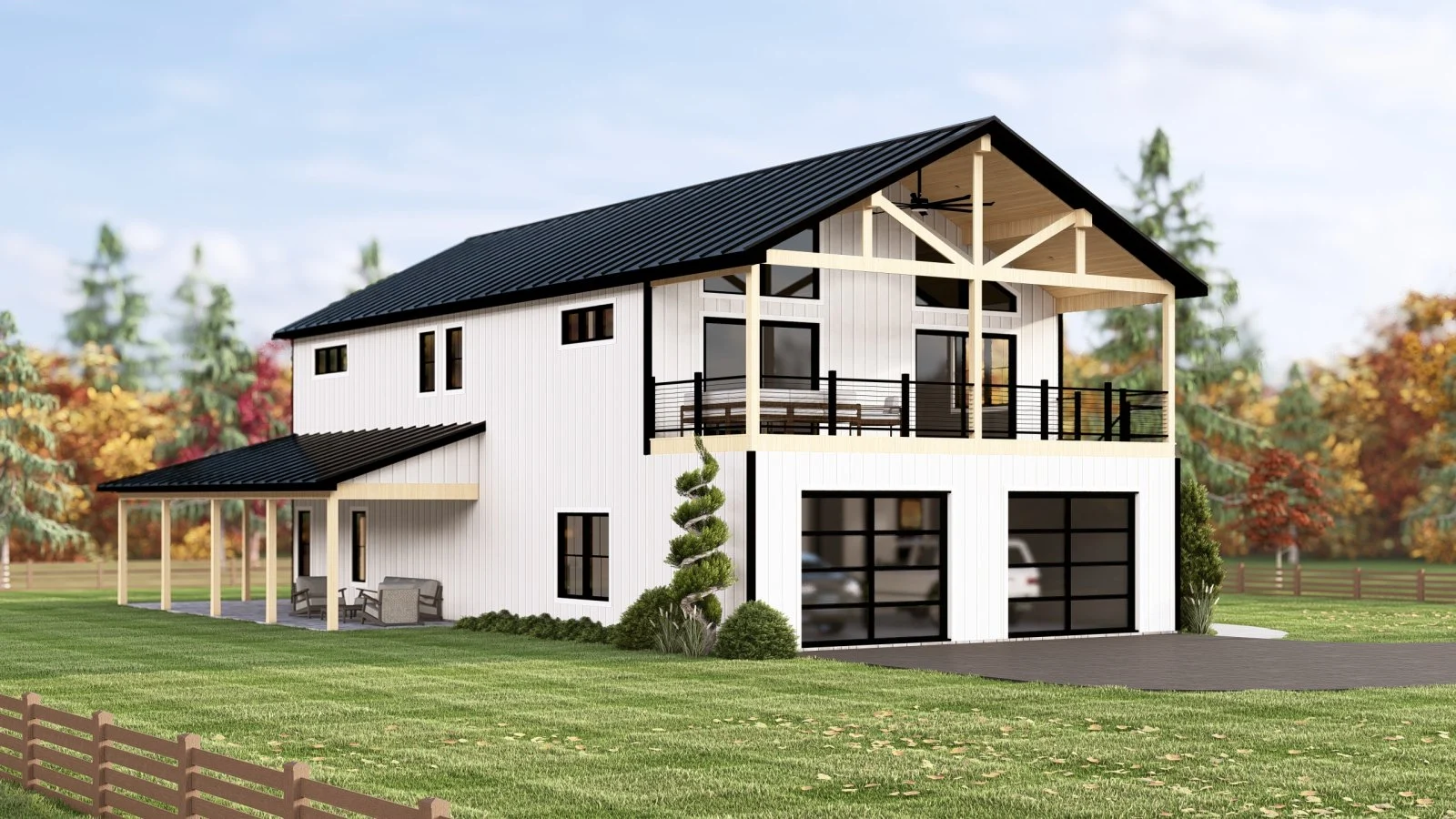 CHD-25431 Barndominium House Plan – Photo 3