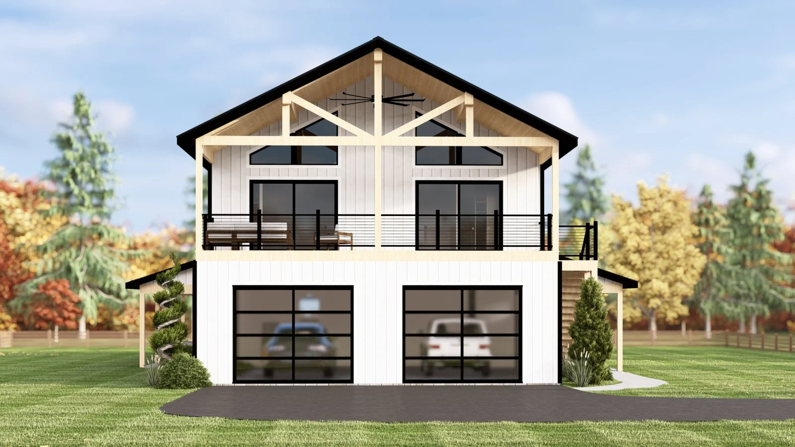 CHD-25431 Barndominium House Plan – Photo 4