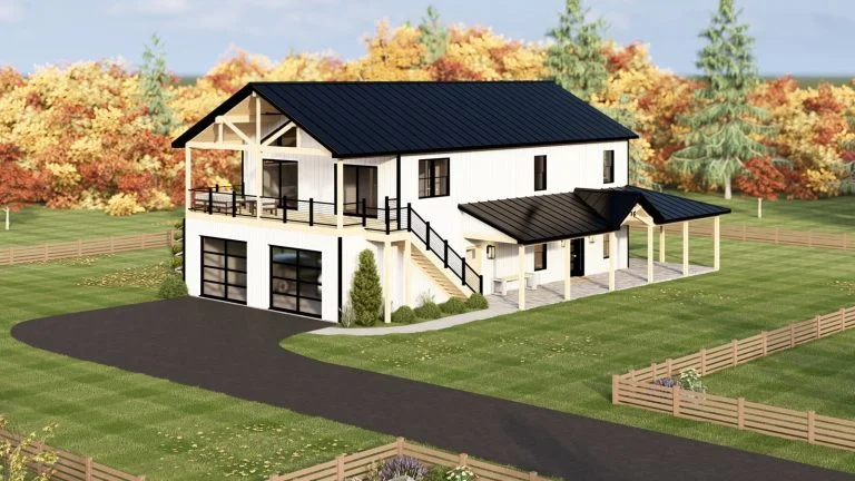 CHD-25431 Barndominium House Plan – Photo 5
