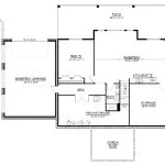 CHD-25433 Beach House Plan – Basement Floor Plan