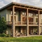 CHD-25434 Beach House Plan – Front Elevation