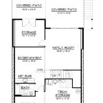 CHD-25435 Beach House Plan – Basement Floor Plan