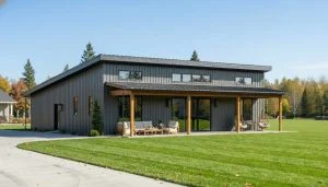 CHD-25449 Contemporary House Plan – Front Elevation