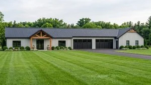 CHD-25451 Contemporary House Plan – Front Elevation