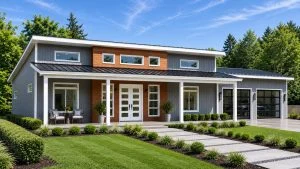 CHD-25487 Country House Plan – Front Elevation