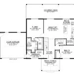 CHD-25503 Beach House Plan – Main Floor Plan