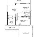 CHD-25523 Beach House Plan – Basement Floor Plan