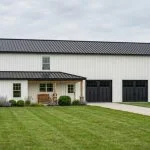 CHD-2553 Barndominium House Plan – Front Elevation