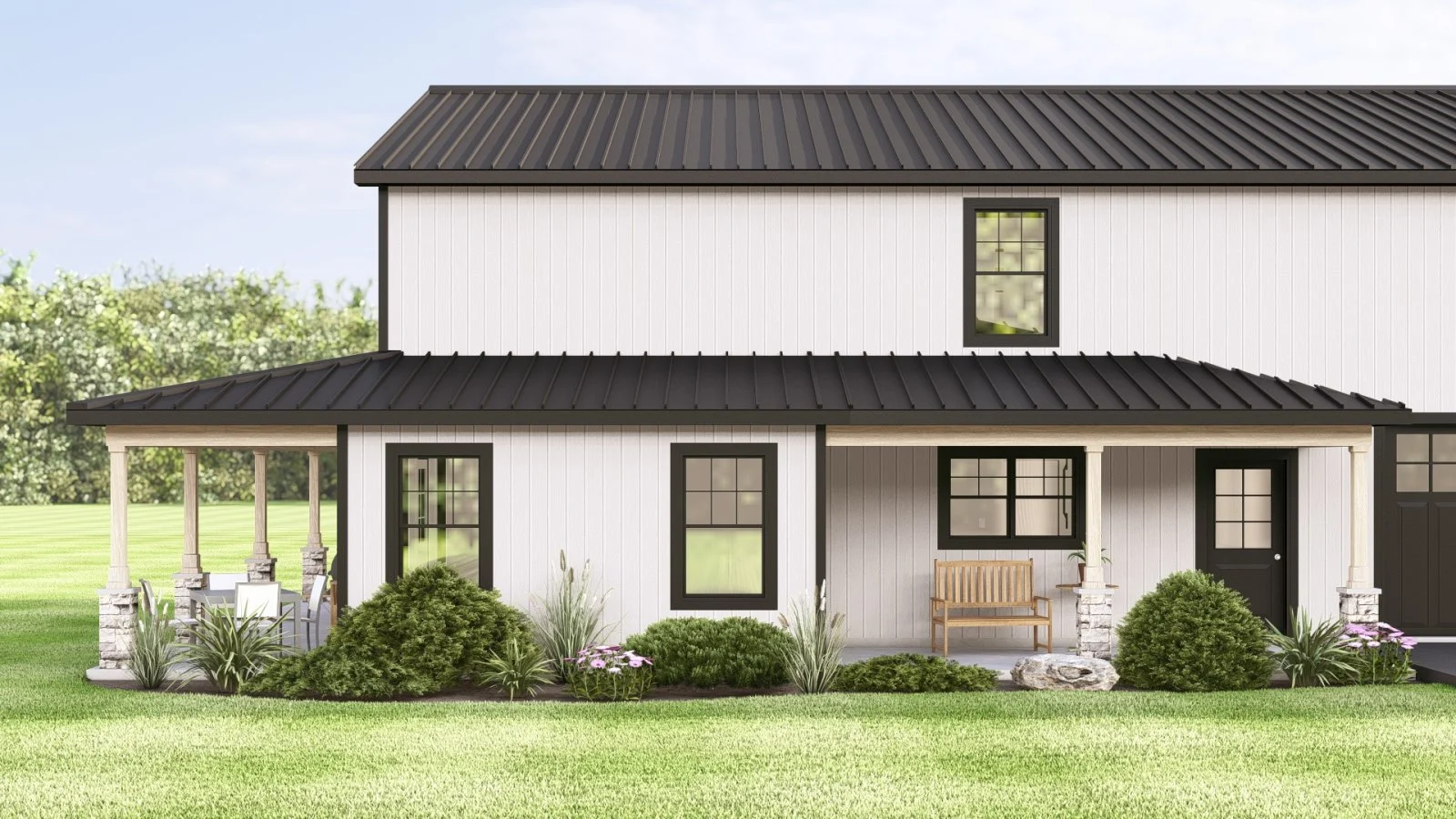 CHD-2553 Barndominium House Plan – Photo 4